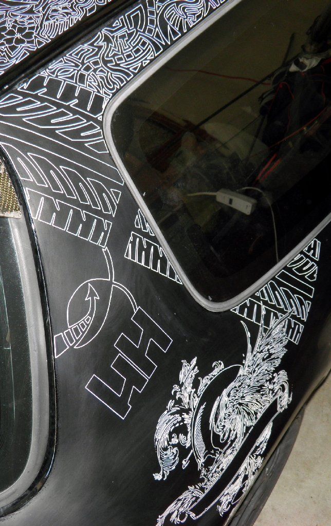 Engraved EG, "World's First Fully Hand Engraved Car" project BUILD